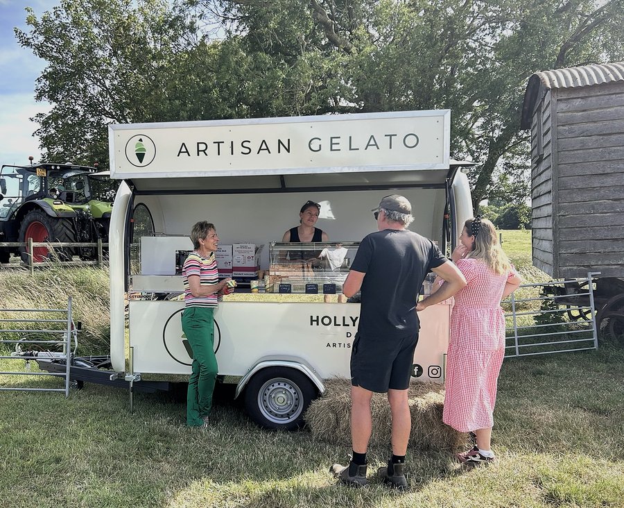 Holly Green Dairy gelato pod at a summer event
